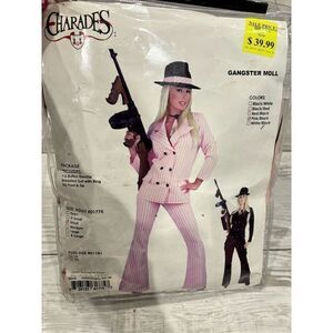 Charades Pink Gangster Moll Costume